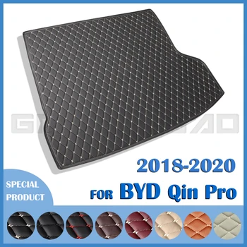 Коврик в багажник автомобиля Для BYD Qin Pro 2018 2019 2020, Аксессуары для ковров для грузовых лайнеров на заказ, Украшение интерьера авто