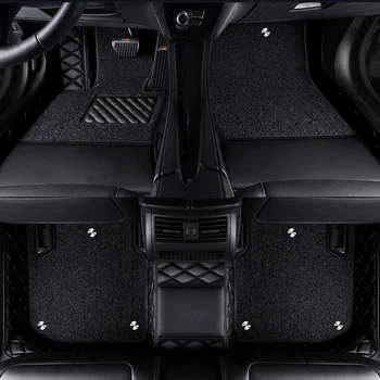Изготовленные на заказ автомобильные коврики для BMW X6 F16 2015-2019 Детали интерьера Автомобильные Аксессуары Двухъярусные Съемные
