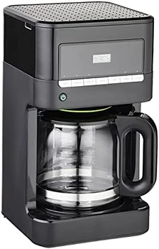 Капельная кофеварка Sense (KF7000BK), Вспениватель черного молока с паром, Кофемашина для приготовления эспрессо, кофеварка холодного приготовления Slim gr