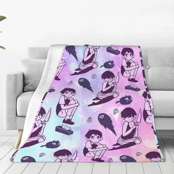 Солнечные одеяла Omori с мультяшным пушистым рисунком, Новинка, теплые одеяла для кровати, дивана, осень/Зима