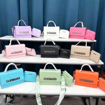 Дизайнерские сумки и набор очков Известного бренда Женская сумочка через плечо и сумки через плечо из искусственной кожи Steve Tote Сумки