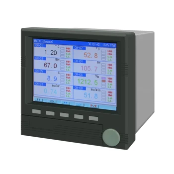Цифровой 4,8,12,16,32-Канальный Безбумажный Регистратор Данных цветовой температуры с Сигнальным выходом RS485 USB 4-20 мА
