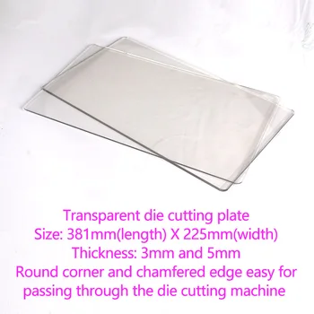 DUOFEN умирает автомат для резки прозрачная умирает плита для резки белая нейлоновая пластина для крупногабаритного автомата для резки формата А4 225мм 381мм