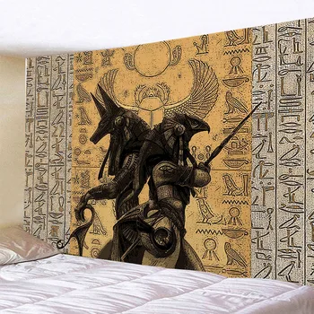 Фараон Гобелен 3D Печатный Настенный Гобелен Прямоугольный Домашний Декор Настенное Украшение для Дома