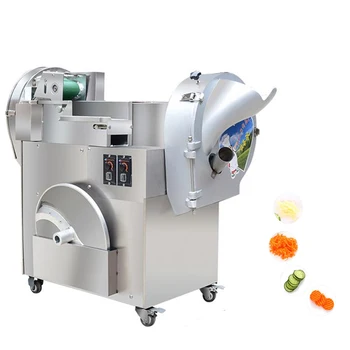Горячая коммерческая машина для резки овощей, многофункциональная электрическая машина для нарезки грейпфрута, картофеля, фруктов и овощей из нержавеющей стали