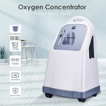 Концентратор высокой чистоты кислорода объемом 10 л, медицинский генератор для кислородной терапии, Лечение кислородом Язык дисплея Английский EB