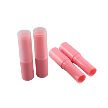 контейнеры для тюбиков бальзама для губ 4g, Розовый Круглый пустой косметический контейнер, Упаковка тюбика бальзама для губ 