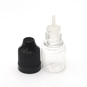 200шт, 3 мл, пустая пластиковая бутылка-капельница С защитной крышкой для детей и длинным наконечником для флакона с жидкостью для глаз
