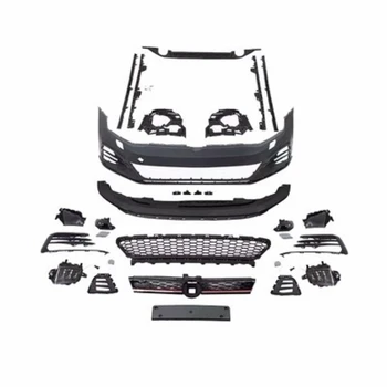 Обвес Решетки Переднего Заднего Бампера Боковая Юбка В Сборе для Volkswagen vw Golf 7 7.5 Модифицированные Автомобильные Аксессуары В Стиле GTI