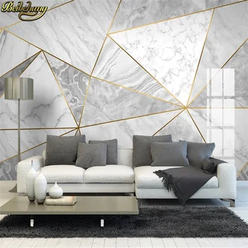 beibehang пользовательские фотообои обои для гостиной джазово-белый минималистичный геометрический мраморный фон плитка 3D обои