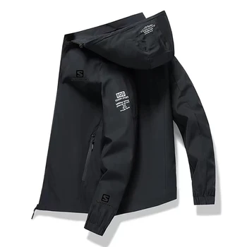 Кожаная куртка в мужском стиле, повседневная куртка на молнии, спортивная куртка-книжка, высокого класса, новый бренд, нетрадиционный