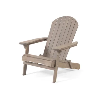 Складной Деревянный стул Morgan Adirondack, Серый