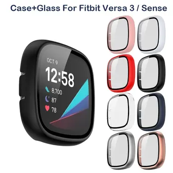 Чехол для часов для Fitbit Versa 3 / Sense, защитный чехол для экрана из ТПУ, универсальный бампер, защитный чехол для Fitbit Versa 3 / Sense