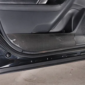 Для Subaru Forester 2013-2018, Наклейка для украшения дверной панели автомобиля из мягкого углеродного волокна, Аксессуары для защиты от царапин
