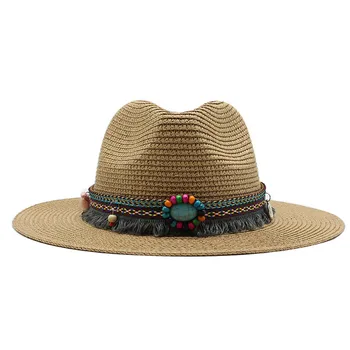 Модные Панамы для женщин и мужчин, 7 цветов, Джазовые фетровые шляпы, Охлаждающие солнцезащитные шляпы, Летние дышащие Элегантные женские шляпы для вечеринок оптом