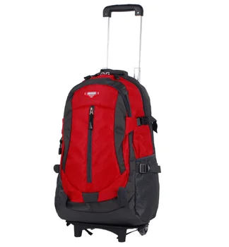 Нейлоновый студенческий рюкзак на колесиках Подростковый школьный рюкзак-тележка Дорожные сумки-тележки для мальчиков Детский школьный рюкзак на колесиках