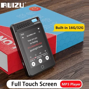 RUIZU C1 MP3-плеер с 2,4-дюймовым Bluetooth 5,0 HiFi Музыкальный плеер Поддержка Динамика TF Карта Электронная книга Видео Walkman аудиоплеер hifi