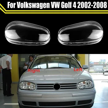 Автоматические Световые Колпачки Для Volkswagen VW Golf 4 2002 ~ 2008 Прозрачный Абажур Абажур Передней фары Крышка Стеклянная оболочка Чехол для Объектива