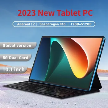 2023 Новая Глобальная версия Android 12.0 Tablet Pad 5 Pro 12GB + 512GB Планшеты PC 5G с двумя SIM-картами или WIFI HD MiNI Tablet