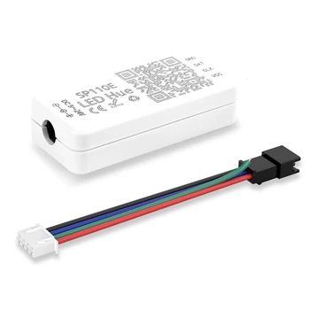SP110E Bluetooth Контроллер DC5-12V для WS2812B SK6812 RGB/RGBW Magic Lights LED Pixel Strip Управление Приложением для смартфона
