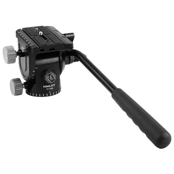 VT-1520 Профессиональный штатив с одной ручкой, Гидравлическая Штативная головка, Шаровая головка для зеркальной камеры, крепление для фотосъемки Видео