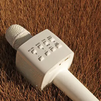 Оптовая продажа Музыка, Поющая, Играющая Портативный Ручной Микрофон с динамиком Караоке Для KTV Home Kid