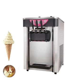 Итальянская коммерческая машина для приготовления мороженого из нержавеющей стали с мягким конусом