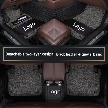 HLFNTF Высококачественный настраиваемый автомобильный коврик полного объема для VOLKSWAGEN VW Passat B7/B8 2011-2018 водонепроницаемый салон автомобиля