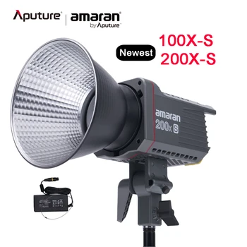 Aputure Amaran 200X-S/100X-S светодиодное освещение для видеосъемки 2700-6500 K Совместимо-Bluetooth App Control PK RC120B доставка 24 часа