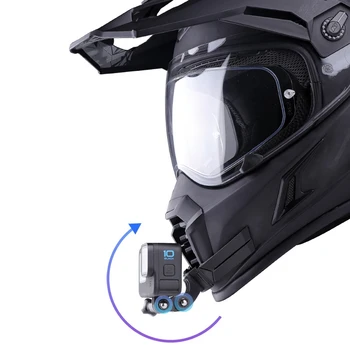 Новое прочное крепление для подбородка мотоциклетного шлема для спортивных камер 11/10 и других спортивных камер