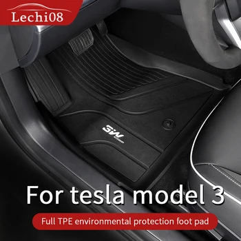 Напольный коврик TPE для tesla model 3 коврики 2016-2023 Tesla model 3 аксессуары модель 3 tesla three tesla model 3 /аксессуары