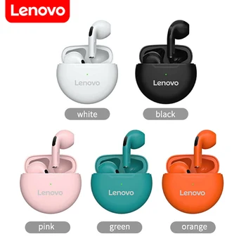 Lenovo Pro6 TWS Беспроводные Наушники Bluetooth Наушники Спортивная Гарнитура Наушники-Вкладыши Fone Hearding Aids Стерео Новые С Микрофоном Для Телефонов