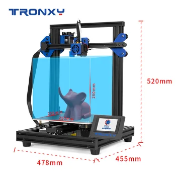 3D-принтер Tronxy XY-2 PRO Высокоточная настольная 3D-печать с Автоматическим Выравниванием, Модернизированная Быстрая Сборка, Бесшумная Материнская плата Ultrabot
