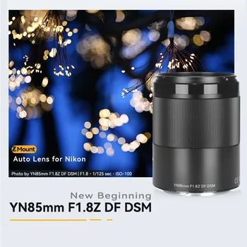 YONGNUO 85 мм F1.8 Z DF DSM Автофокус Портретный Объектив Nikon с Большой диафрагмой Z Mount Z9 Z7 Z5 Z6 Z50 Объектив для камеры