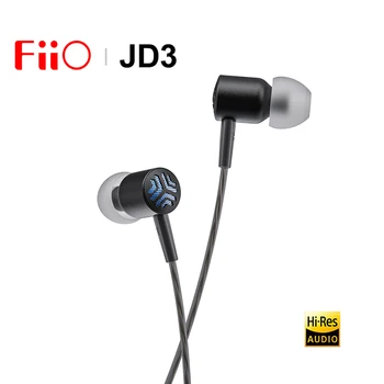 FiiO JadeAudio JD3 Динамический драйвер Наушники-вкладыши IEM Hi-Fi Аудио Музыкальные Наушники Басовая Гарнитура с HD Микрофоном в Корпусе из нержавеющей стали