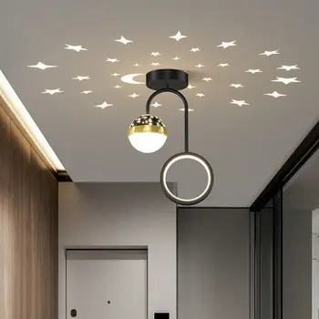 Современный светодиодный потолочный светильник в минималистичном стиле Звездного неба, окружающие лампы для спальни, гостиной, прихожей, кабинета, домашнего освещения