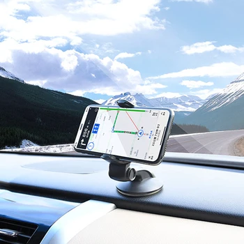 Универсальный автомобильный держатель телефона, крепление на лобовое стекло, кронштейн для телефона GPS для iPhone Samsung Xiaomi, аксессуары для украшения интерьера Авто