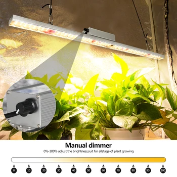 Квантовая Светодиодная Лампа Для Выращивания Samsung LM301B 660nm с Полным Спектром 300 Вт 3500 К Лампа Для Выращивания растений В помещении, Тепличные Палатки