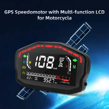 HD Универсальный измеритель оборотов мотоцикла, GPS Спидометр, цифровой одометр, Электрический Инжекторный Карбюратор, многофункциональный инструмент для отключения