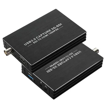 Карта захвата видеоигр SDI-HDMI USB 3.0 Устройство захвата видео 1080P 60 Кадров в секунду SDI-HDMI Карта захвата видео для ноутбука