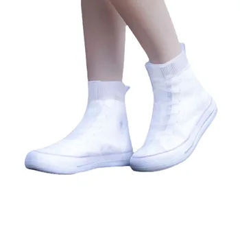 Новые женские мужские силиконовые чехлы для обуви, короткие нескользящие защитные ботинки, непромокаемые ботинки, аксессуары для водной обуви в дождливые дни AL78