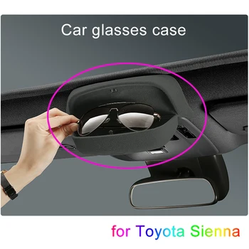 Новый Автомобильный футляр для очков, солнцезащитные очки, Коробка для хранения очков для Toyota Sienna 2022, Аксессуары для интерьера авто