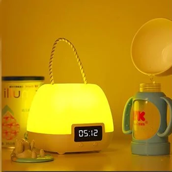 Ночник с дистанционным управлением, подключаемый к прикроватной тумбочке для кормления ребенка, маленькая лампа для зарядки через USB, креативный ночник