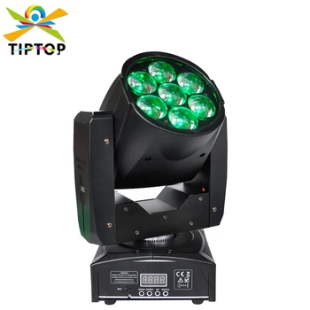 Гуанчжоу TIPTOP Образец 7x12 Вт Новый Сценический Эффект Освещения 4в1 RGBW LED Маленький Пчелиный Глаз Движущийся Головной Луч + Промывочный Свет Плавный Наклон