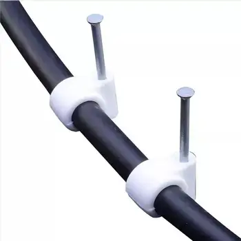 Крепление кабеля крючком с гвоздями Сделано в Хэбэе от производителя, гвоздь из нержавеющей стали