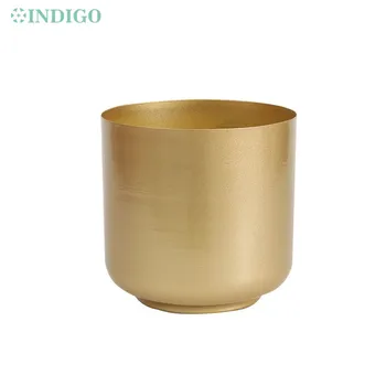 Металлическая ваза для цветов цвета индиго, большой размер, новый стиль, сделай сам, ваза для цветов, контейнер для цветочных композиций, столешница
