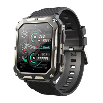 Смарт-часы IP68 Водонепроницаемые Женские Смарт-часы Для мужчин Калькулятор Bluetooth Вызов Спортивные часы Android IOS Фитнес-трекер