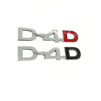 3D Металл D4D Глянцевая Хромированная Эмблема Значок Наклейки Автомобильная Наклейка для Mercedes Benz Аксессуары Changan V7 Alsvin 2019 Honda Accord