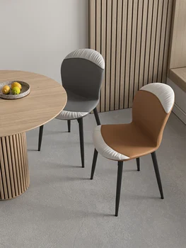 Простые и современные обеденные стулья, легкие роскошные стулья, домашние стулья со спинкой, обеденные столы, стулья, стулья для отдыха, кофейные стулья