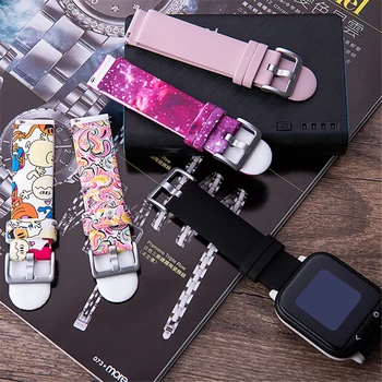 20 ММ Детский Ремешок для часов, Сменный Мультяшный ремешок для наручных часов Galaxy Watch Active/Honor Watch SE/Garmin Vivomove Smartwatch